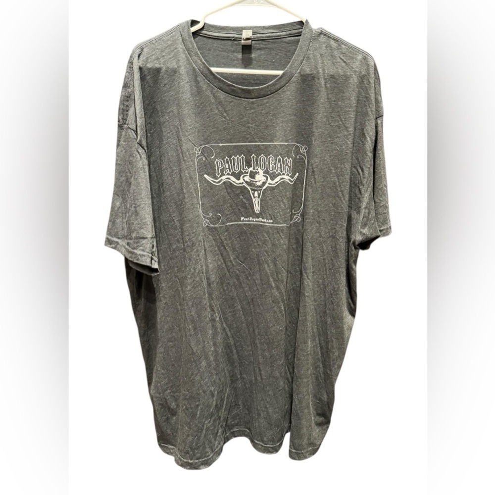 Paul Logan Gray Men's T-Shirt 3XL